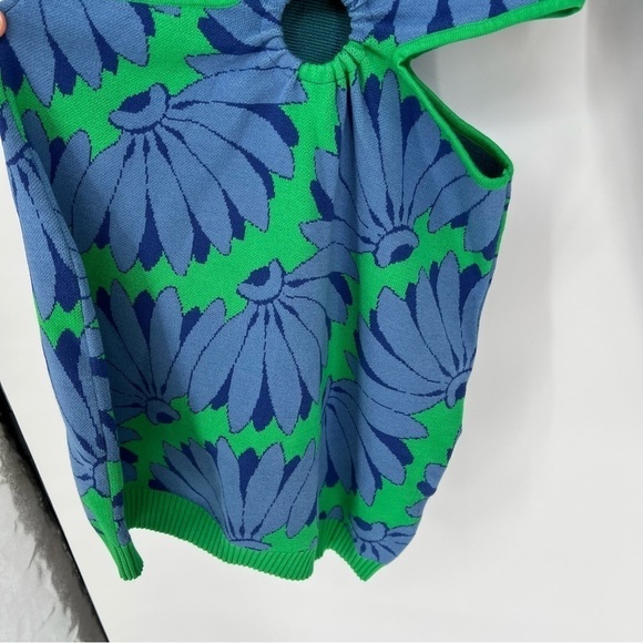 Farm‎ Rio Green Copacabana Mini Knit Dress - Picture 7 of 12